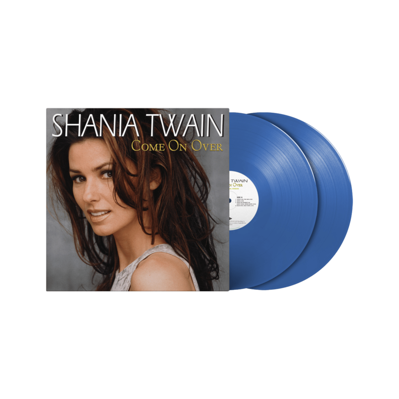 Come On Over Diamond Edition by Shania Twain - Exclusive Blue 2LP - shop now at Shania Twain store