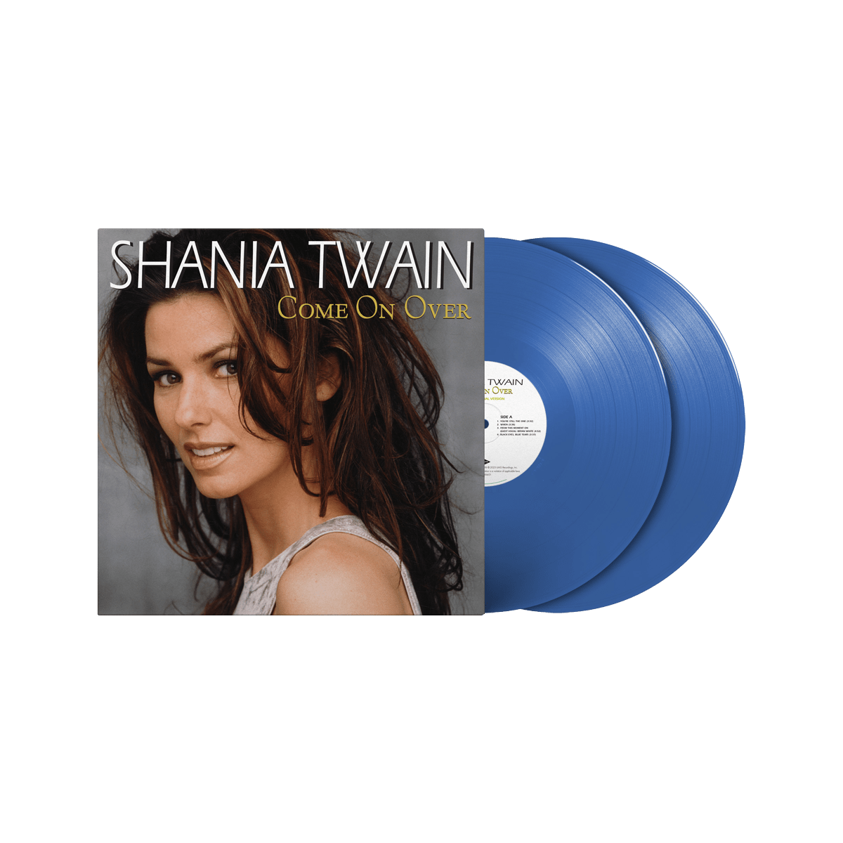 Shania Twain Come On Over Exclusive Blue 2LP (International) 310648